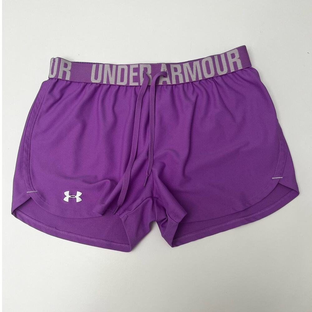 Purple Under Armour Women's Shorts, Size Small